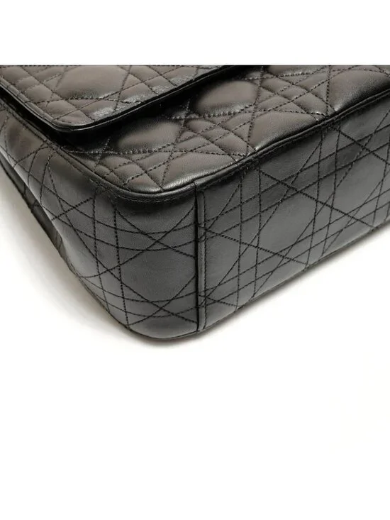 Dior Shoulder Bag Cannage Leather New Rock Chain Large - Picture 5 of 10